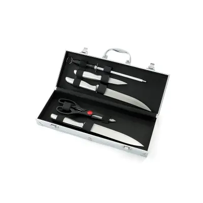 KIT CHURRASCO C/ 5 PEÇAS NA MALETA | Kits churrasco — Bella Criativa