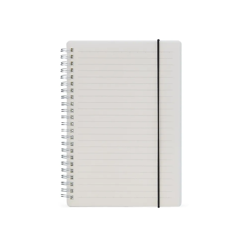 CADERNO COM CAPA PLÁSTICA