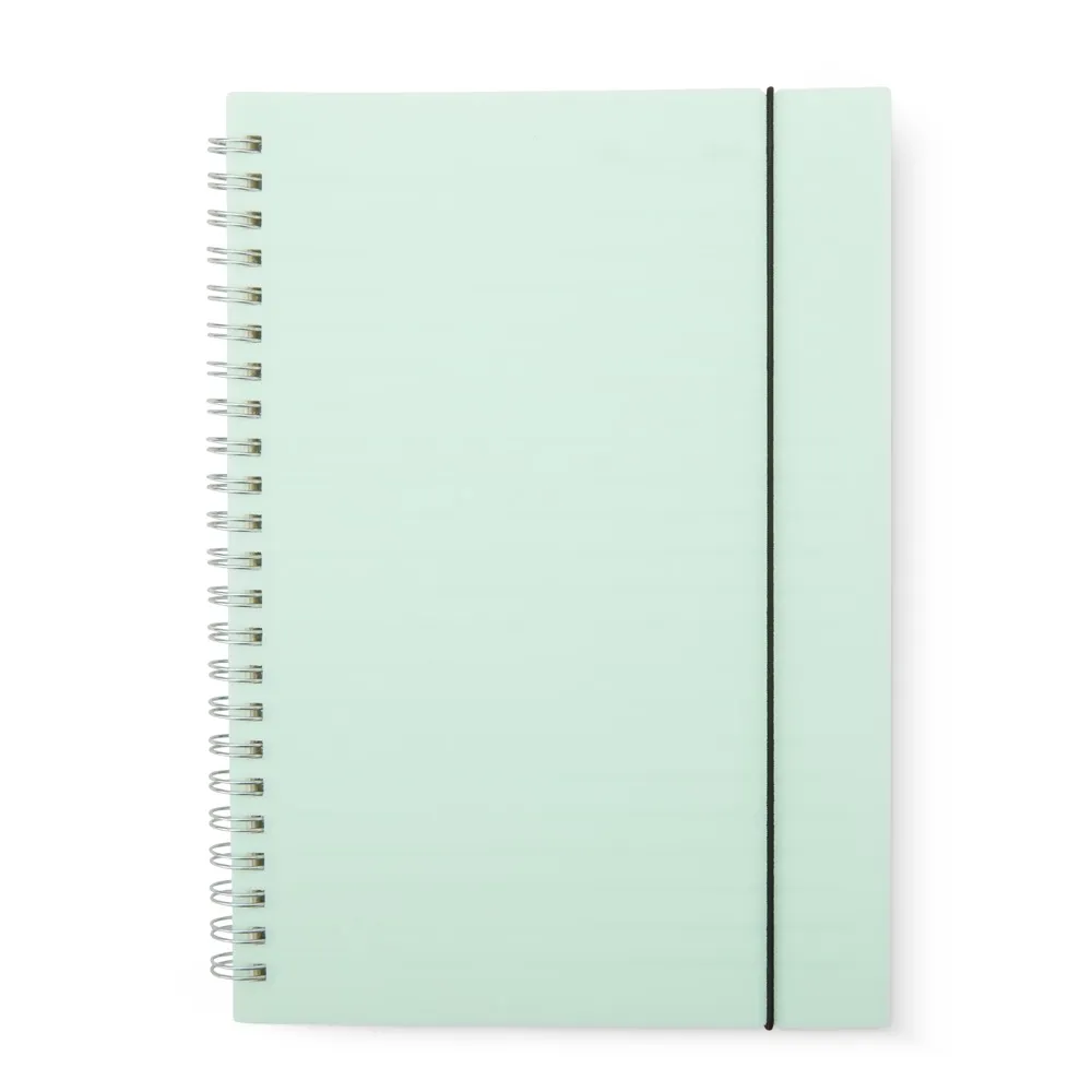 CADERNO A5 PLÁSTICO