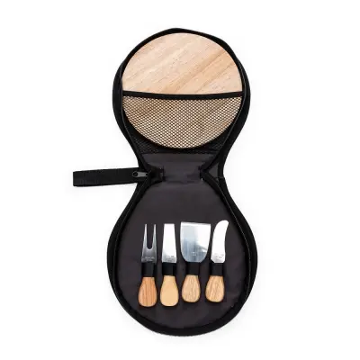 KIT QUEIJO C/ 5 PEÇAS BOLSA C/ ZIPER | Kits queijo — Bella Criativa