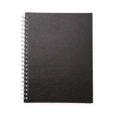 CADERNO C/ CAPA DE COURO SINTÉTICO 21 X 28 CM | Cadernos — Bella Criativa