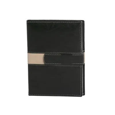 AGENDA DIÁRIA COM FECHO E SUPORTE PRA CANETA