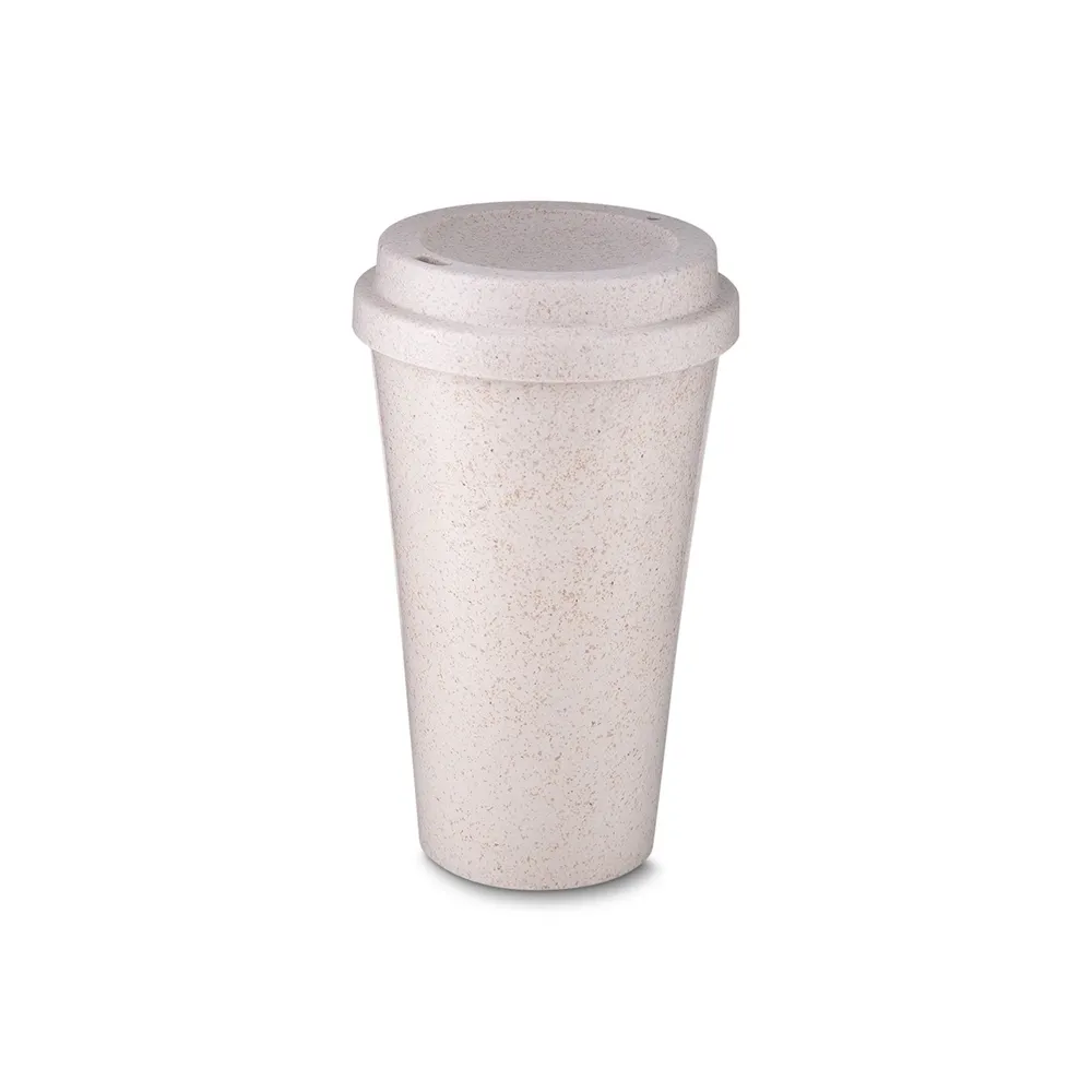 COPO FIBRA DE ARROZ C/ TAMPA 550ML