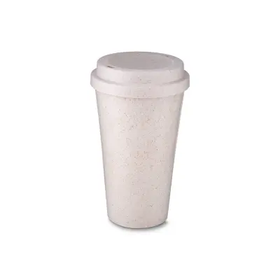 COPO FIBRA DE ARROZ C/ TAMPA 550ML | Copos — Bella Criativa