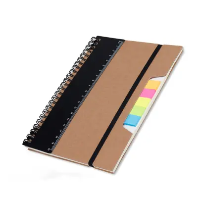 CADERNO P/ ANOT. KRAFT COM ELASTICO | Cadernos — Bella Criativa