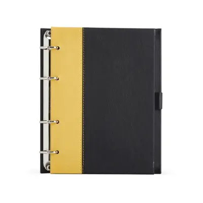 CADERNO FICHÁRIO DE COURO SINTÉTICO | Cadernos — Bella Criativa