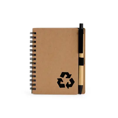 CADERNO ECOLÓGICO COM CANETA | Cadernos — Bella Criativa